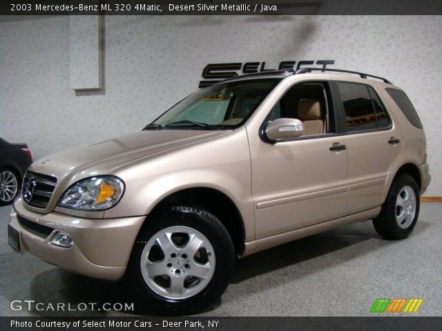 2003 Mercedes-Benz ML 320 4Matic in Desert Silver Metallic