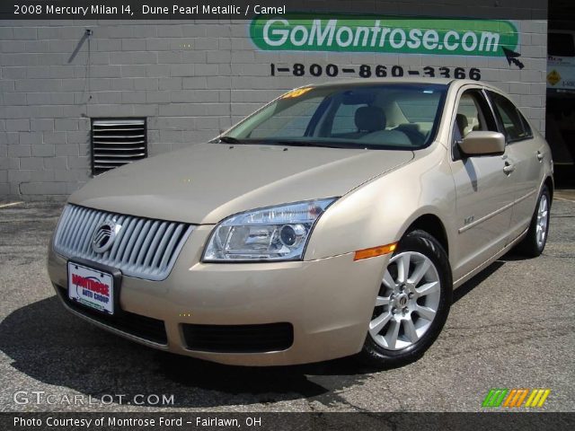 2008 Mercury Milan I4 in Dune Pearl Metallic