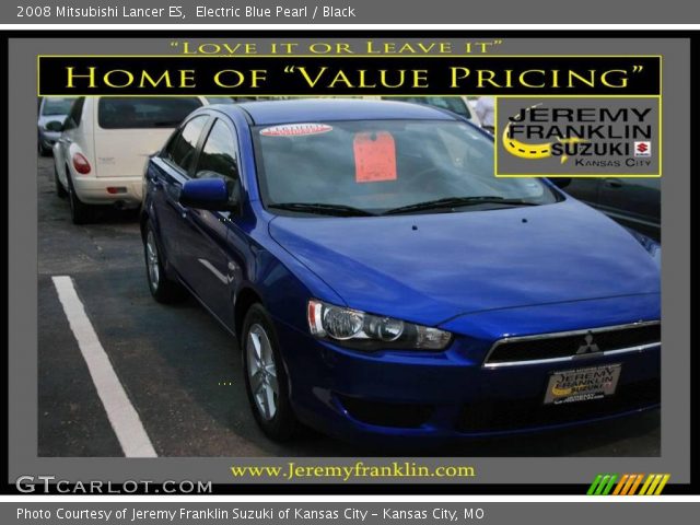 2008 Mitsubishi Lancer ES in Electric Blue Pearl