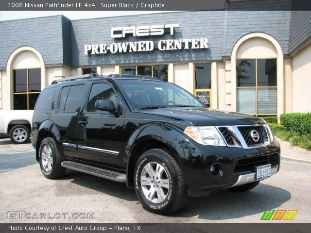 2008 Nissan Pathfinder LE 4x4 in Super Black