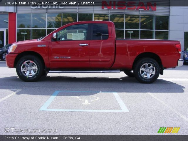 2009 Nissan Titan SE King Cab in Red Alert