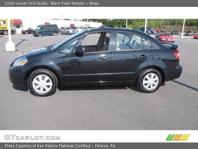 2009 Suzuki SX4 Sedan in Black Pearl Metallic