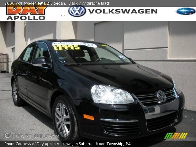 2006 Volkswagen Jetta 2.5 Sedan in Black
