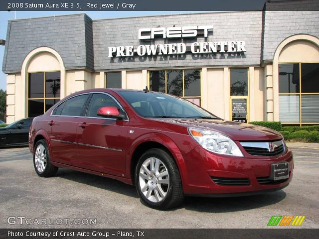 2008 Saturn Aura XE 3.5 in Red Jewel