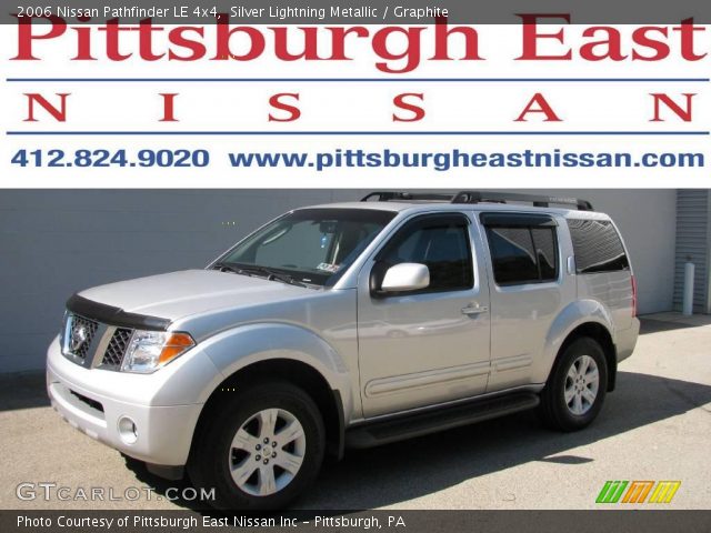 2006 Nissan Pathfinder LE 4x4 in Silver Lightning Metallic