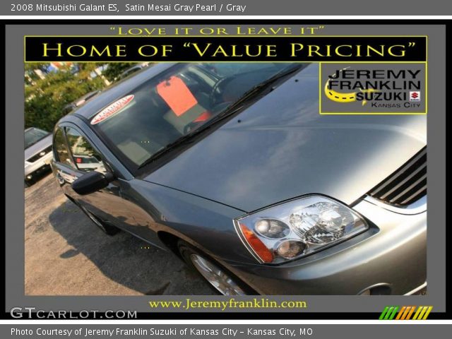 2008 Mitsubishi Galant ES in Satin Mesai Gray Pearl