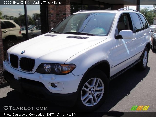 2006 BMW X5 3.0i in Alpine White