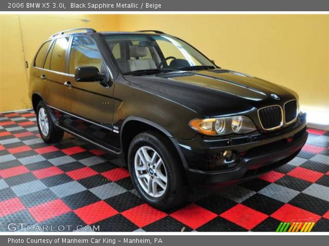 2006 BMW X5 3.0i in Black Sapphire Metallic