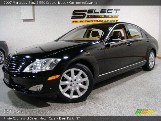 2007 Mercedes-Benz S 550 Sedan in Black