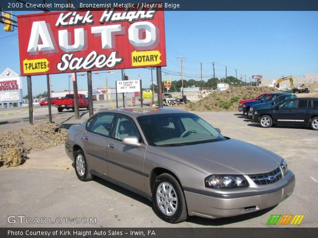2003 Chevrolet Impala  in Bronzemist Metallic