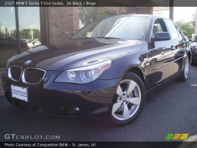 2007 BMW 5 Series 530xi Sedan in Jet Black