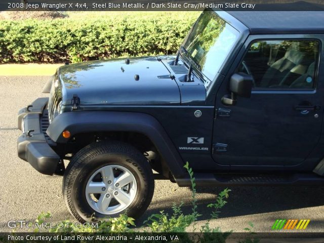 2008 Jeep Wrangler X 4x4 in Steel Blue Metallic