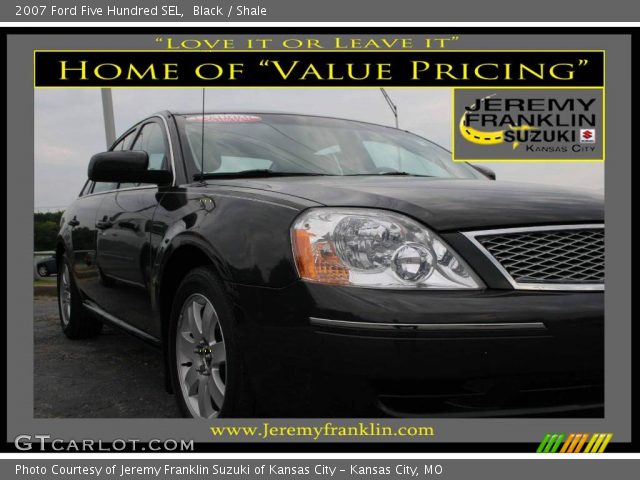 2007 Ford Five Hundred SEL in Black