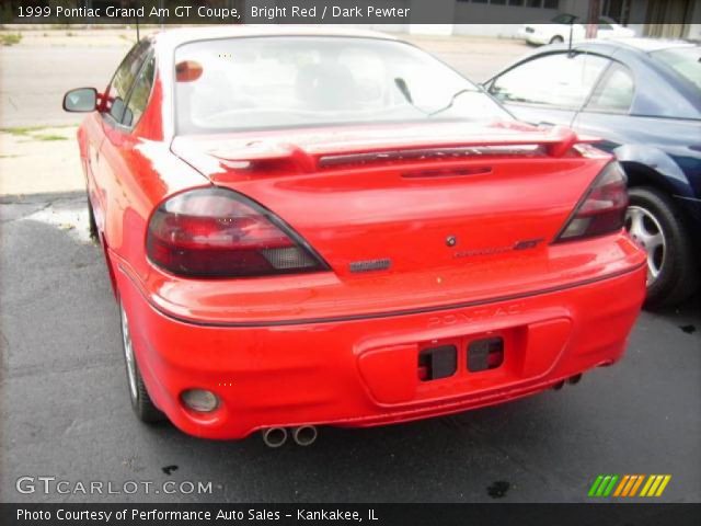 1999 Pontiac Grand Am GT Coupe in Bright Red