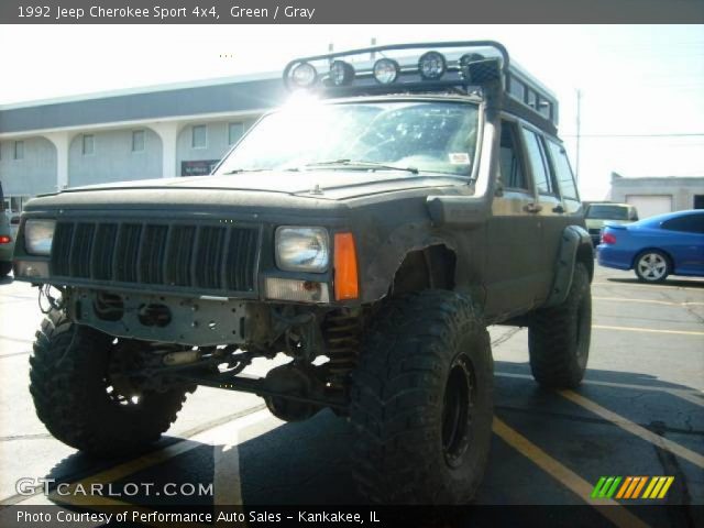 1992 Jeep Cherokee Sport 4x4 in Green