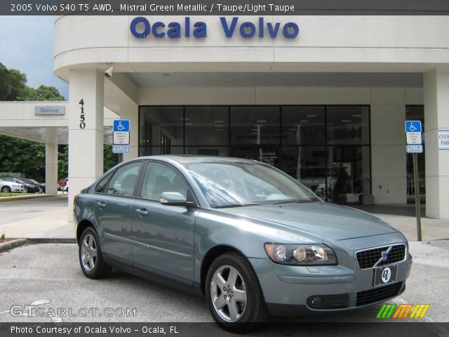 2005 Volvo S40 T5 AWD in Mistral Green Metallic