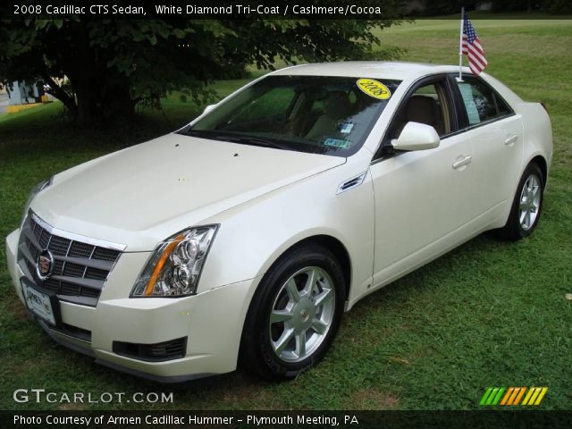 2008 Cadillac CTS Sedan in White Diamond Tri-Coat
