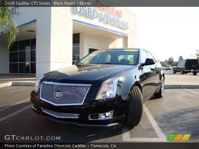 2008 Cadillac CTS Sedan in Black Raven