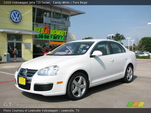 2009 Volkswagen Jetta TDI Sedan in Candy White