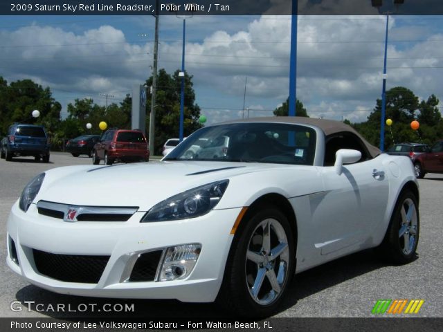 2009 Saturn Sky Red Line Roadster in Polar White