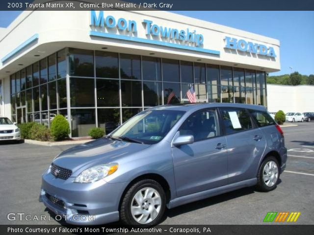 2003 Toyota Matrix XR in Cosmic Blue Metallic