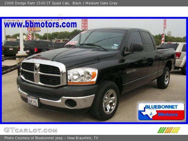 2006 Dodge Ram 1500 ST Quad Cab in Black