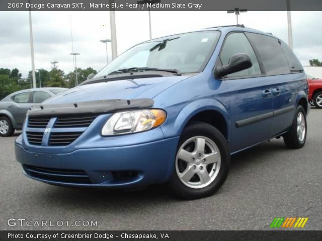 2007 Dodge Caravan SXT in Marine Blue Pearl