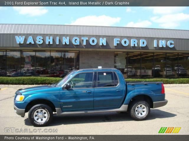 2001 Ford Explorer Sport Trac 4x4 in Island Blue Metallic
