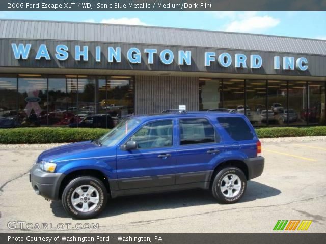 2006 Ford Escape XLT 4WD in Sonic Blue Metallic