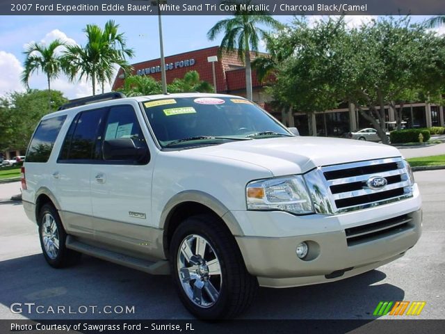 2007 Ford Expedition Eddie Bauer in White Sand Tri Coat Metallic