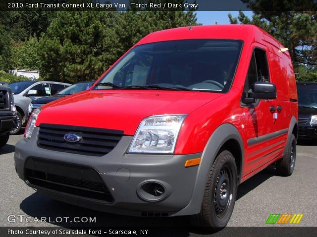 2010 Ford Transit Connect XL Cargo Van in Torch Red