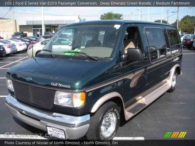 2001 Ford E Series Van E150 Passenger Conversion in Deep Emerald Green Metallic