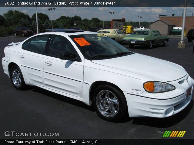 2002 Pontiac Grand Am GT Sedan in Arctic White