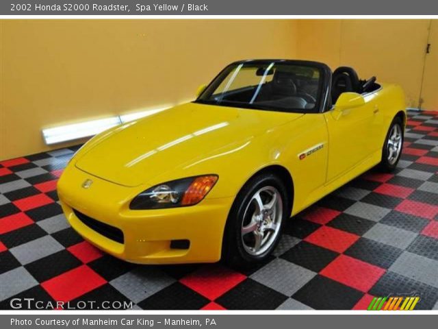 2002 Honda S2000 Roadster in Spa Yellow