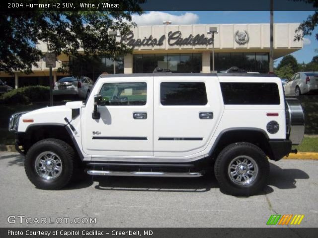 2004 Hummer H2 SUV in White