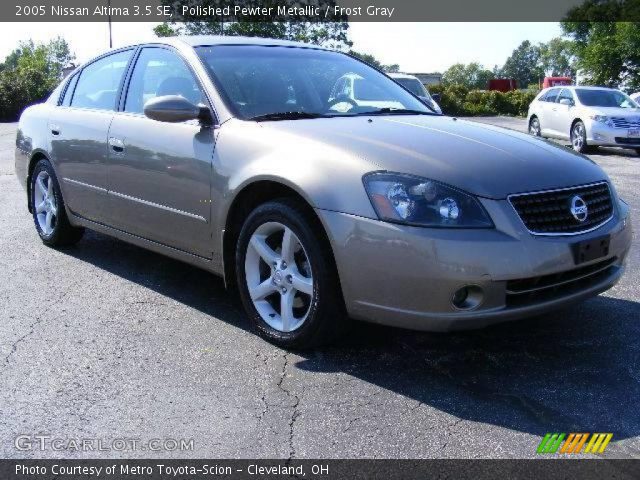 2005 Nissan Altima 3.5 SE in Polished Pewter Metallic