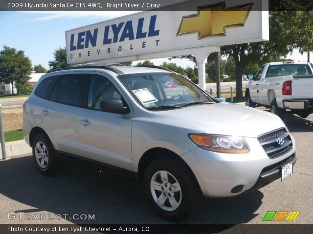 2009 Hyundai Santa Fe GLS 4WD in Bright Silver