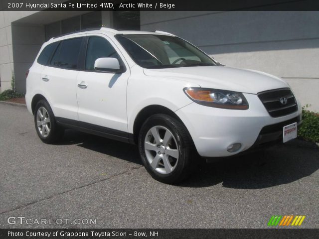 2007 Hyundai Santa Fe Limited 4WD in Arctic White