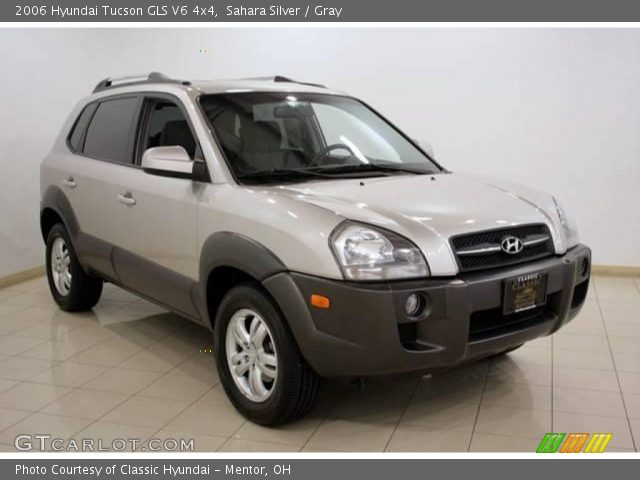2006 Hyundai Tucson GLS V6 4x4 in Sahara Silver