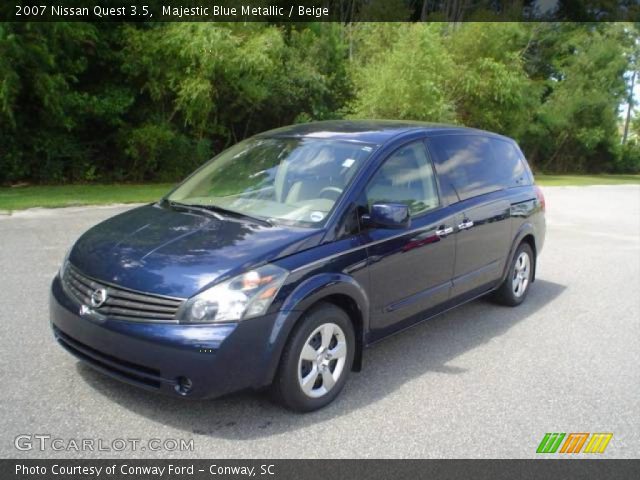 2007 Nissan Quest 3.5 in Majestic Blue Metallic