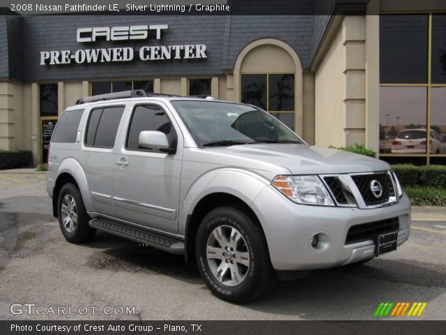 2008 Nissan Pathfinder LE in Silver Lightning