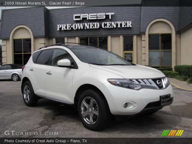 2009 Nissan Murano SL in Glacier Pearl
