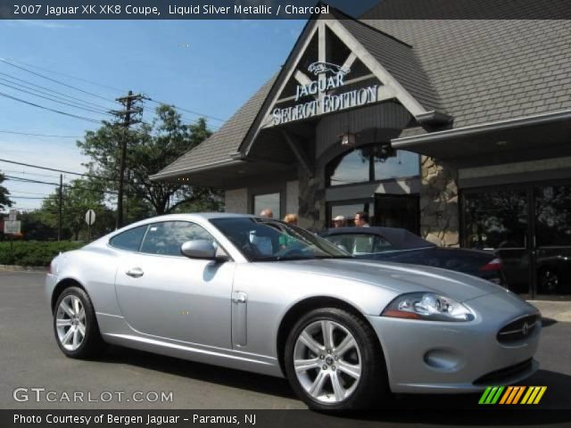2007 Jaguar XK XK8 Coupe in Liquid Silver Metallic