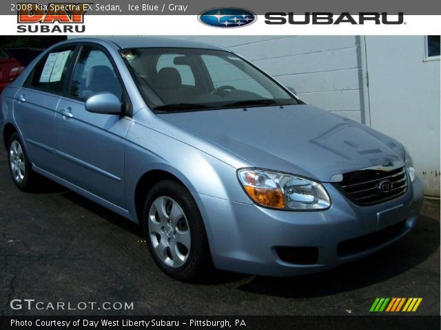 2008 Kia Spectra EX Sedan in Ice Blue