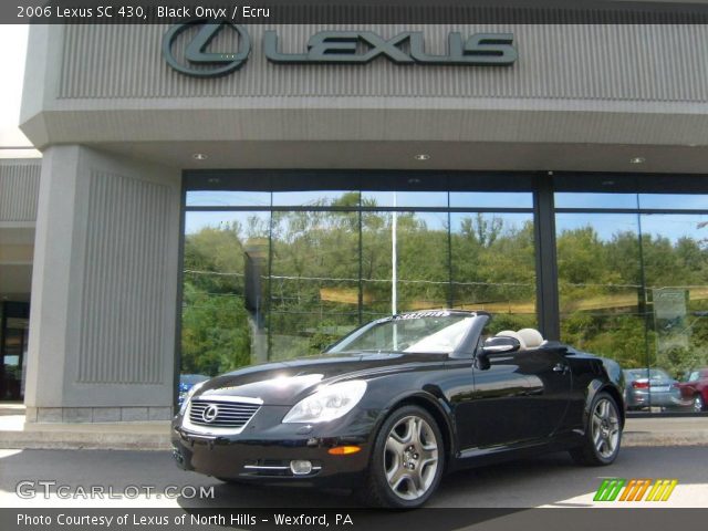 2006 Lexus SC 430 in Black Onyx