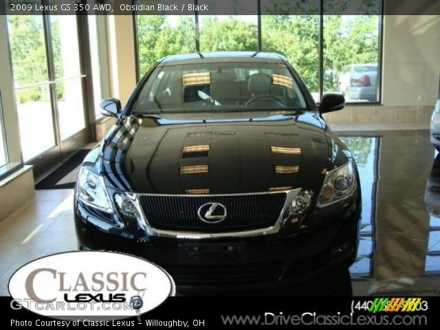 2009 Lexus GS 350 AWD in Obsidian Black