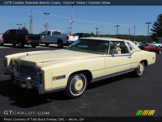 1978 Cadillac Eldorado Biarritz Coupe in Colonial Yellow