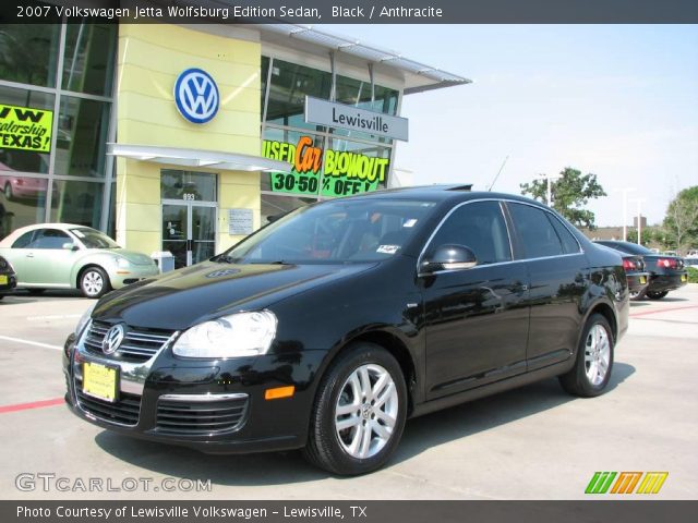 2007 Volkswagen Jetta Wolfsburg Edition Sedan in Black