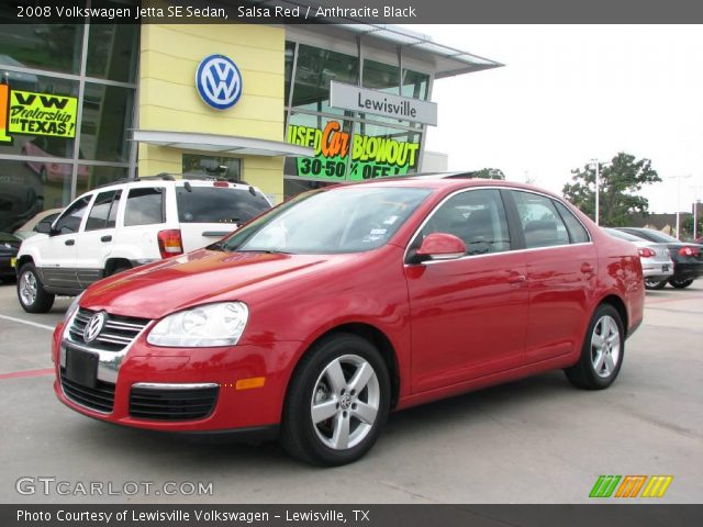 2008 Volkswagen Jetta SE Sedan in Salsa Red