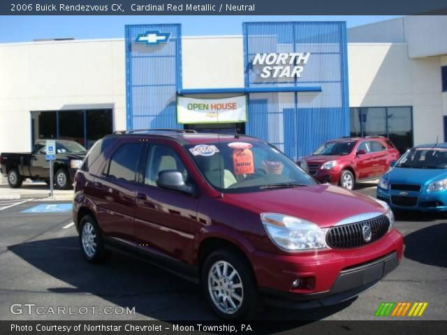 2006 Buick Rendezvous CX in Cardinal Red Metallic